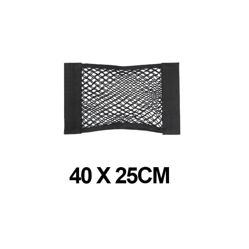 Car Trunk Storage Bag Nylon Mesh Nets Auto Back Rear Trunk Organizer Elastic String Luggage Net Holder Pocket Vehicle Supplies