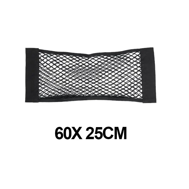 Car Trunk Storage Bag Nylon Mesh Nets Auto Back Rear Trunk Organizer Elastic String Luggage Net Holder Pocket Vehicle Supplies