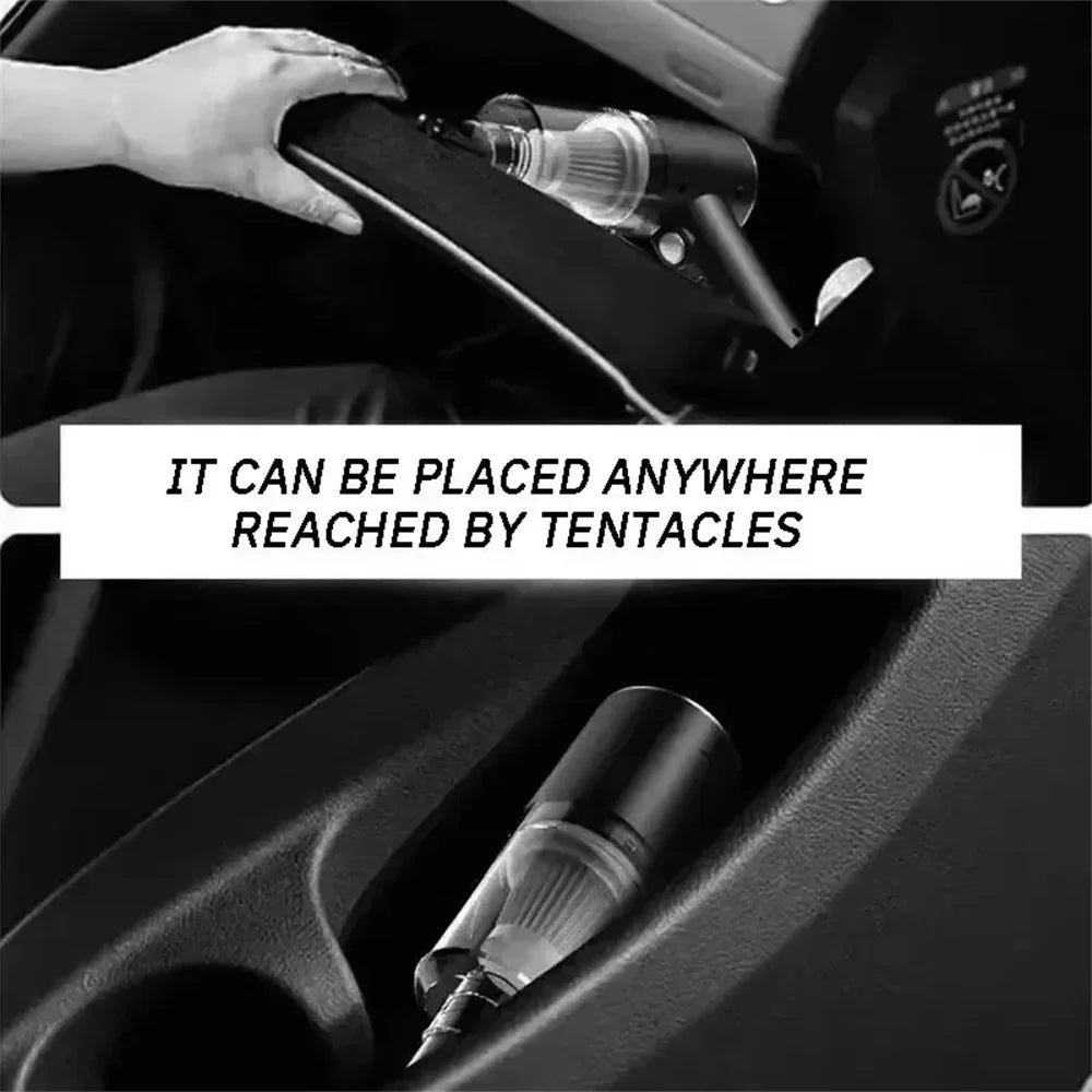 Car Vacuum Cleaner Portable Small Vacuum Cleaner For Multi Purpose Vehicle Small Household Pump Handheld Car Vacuum Cleaner 3In1