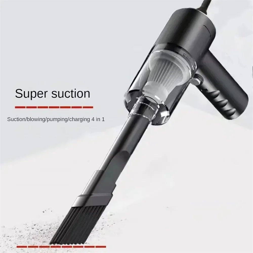 Car Vacuum Cleaner Portable Small Vacuum Cleaner For Multi Purpose Vehicle Small Household Pump Handheld Car Vacuum Cleaner 3In1