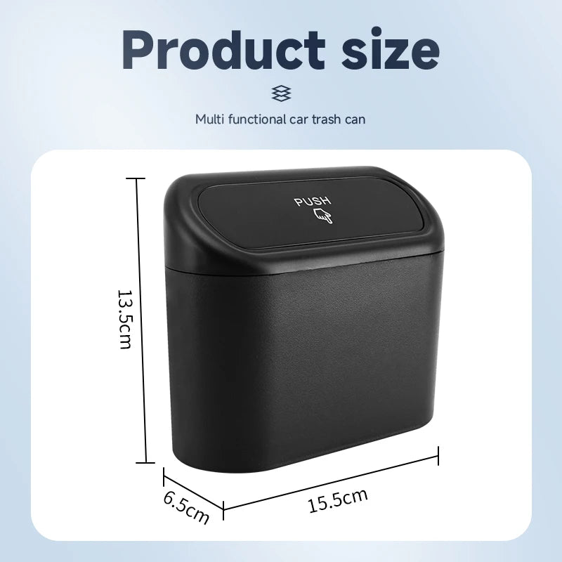Car Trash Bin – Hanging Clamshell Garbage Can