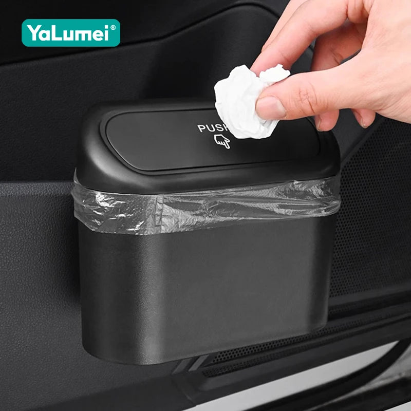 Car Trash Bin – Hanging Clamshell Garbage Can