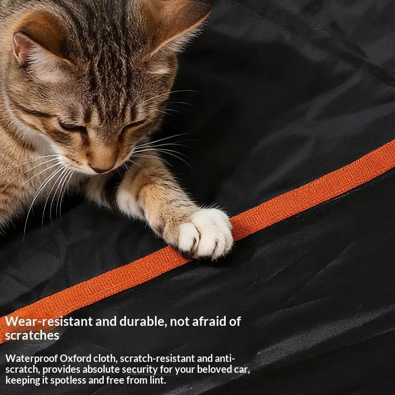 Waterproof Pet Car Seat Cover – Rear Seat Protector for Dogs & Cats