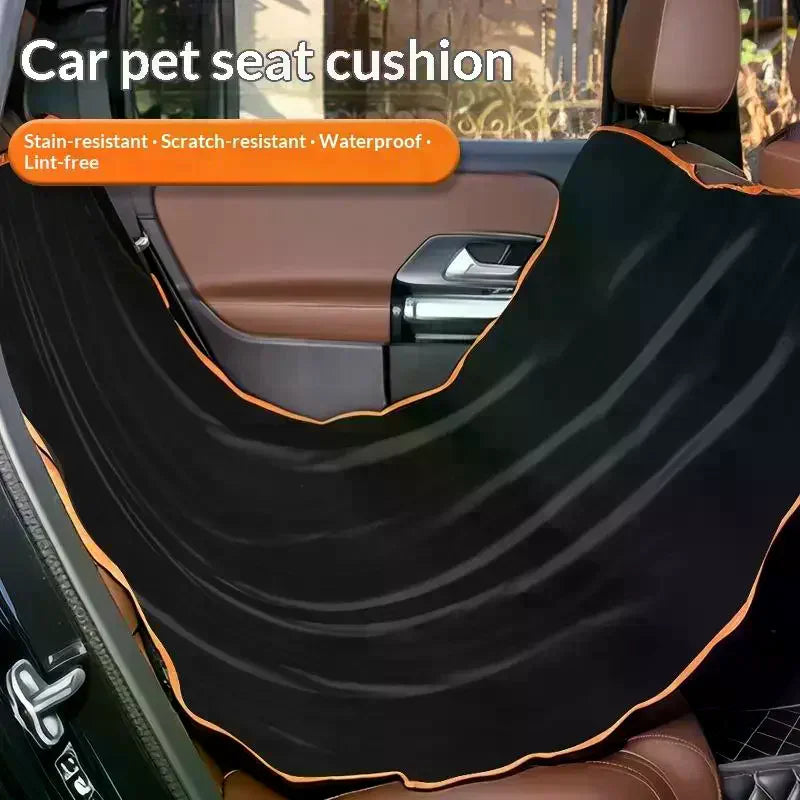 Waterproof Pet Car Seat Cover – Rear Seat Protector for Dogs & Cats