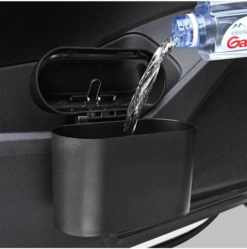 Car Trash Bin – Hanging Clamshell Garbage Can