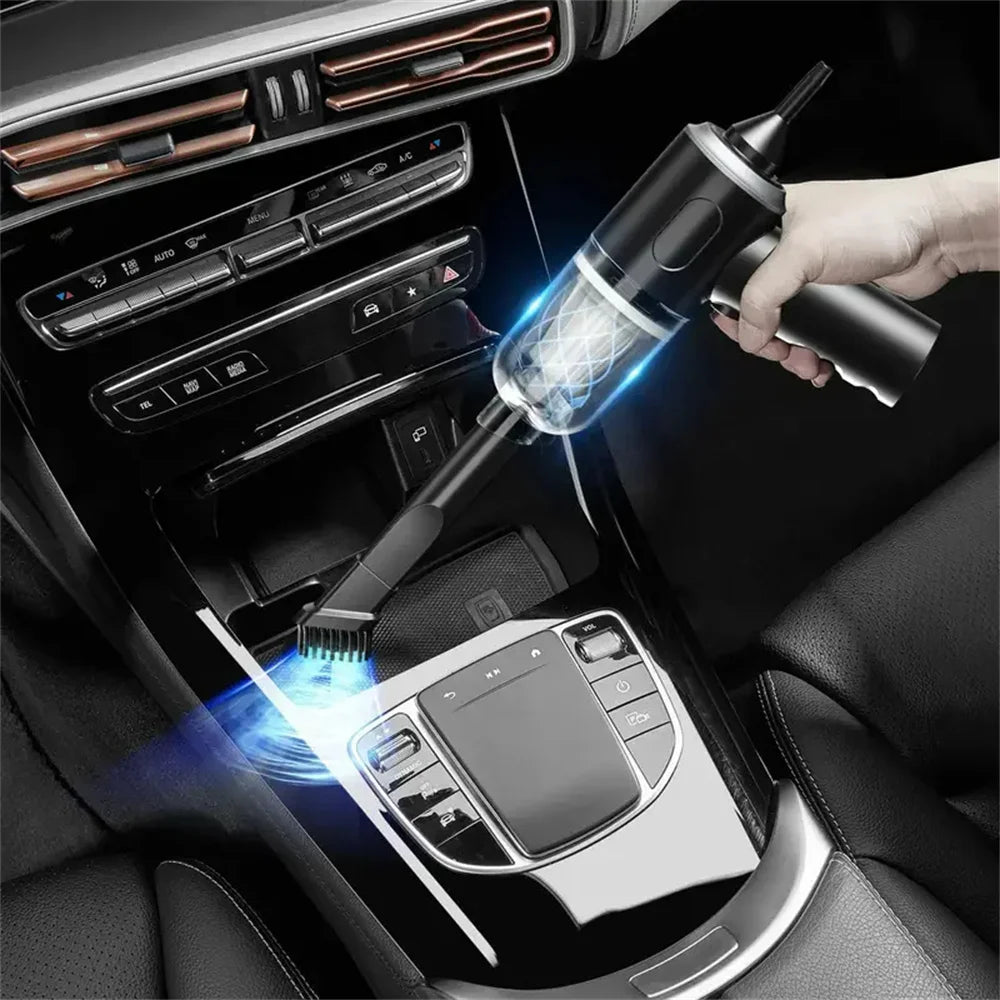 Car Vacuum Cleaner Portable Small Vacuum Cleaner For Multi Purpose Vehicle Small Household Pump Handheld Car Vacuum Cleaner 3In1