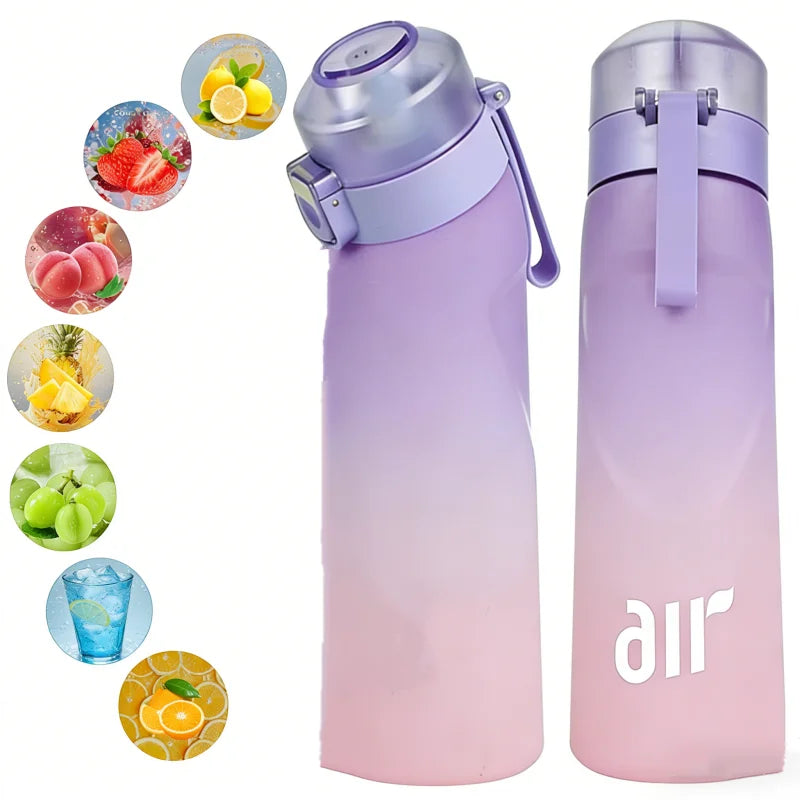 Scented Water Bottle – 7 Flavor Pods | 650ml Sport Bottle