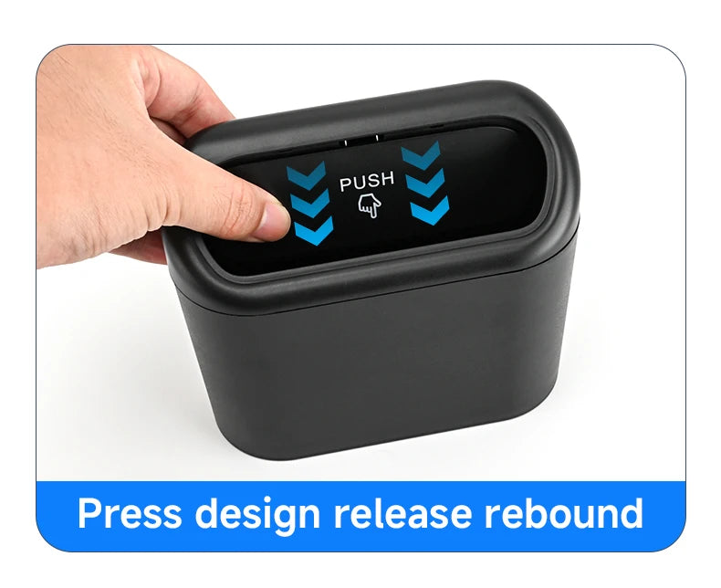 Car Trash Bin – Hanging Clamshell Garbage Can