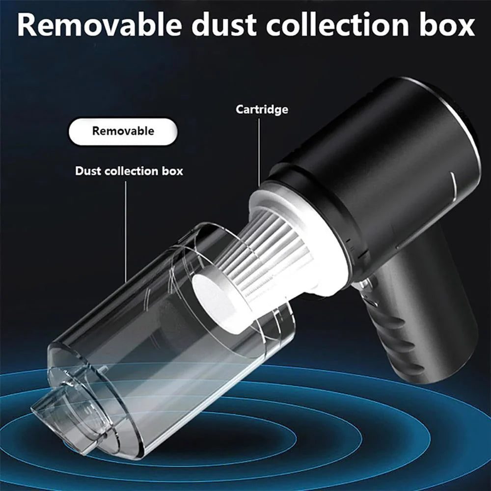 Car Vacuum Cleaner Portable Small Vacuum Cleaner For Multi Purpose Vehicle Small Household Pump Handheld Car Vacuum Cleaner 3In1