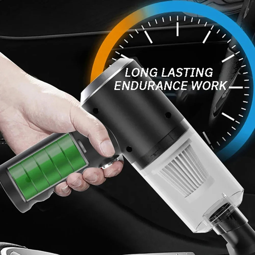 Car Vacuum Cleaner Portable Small Vacuum Cleaner For Multi Purpose Vehicle Small Household Pump Handheld Car Vacuum Cleaner 3In1