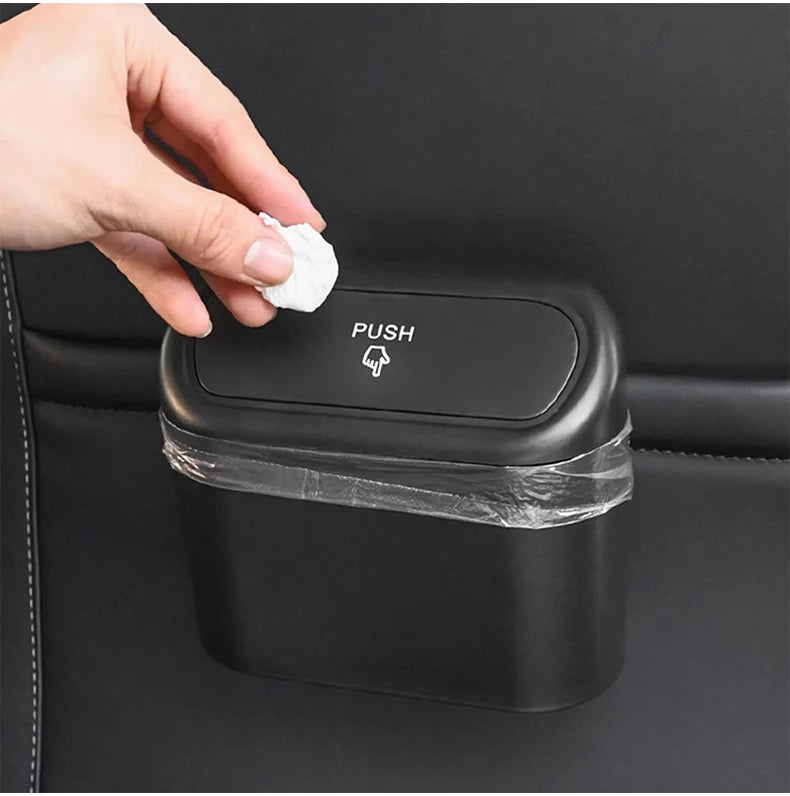 Car Trash Bin – Hanging Clamshell Garbage Can