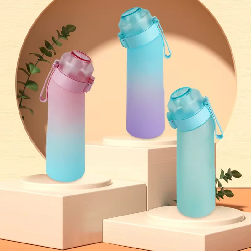 Scented Water Bottle – 7 Flavor Pods | 650ml Sport Bottle