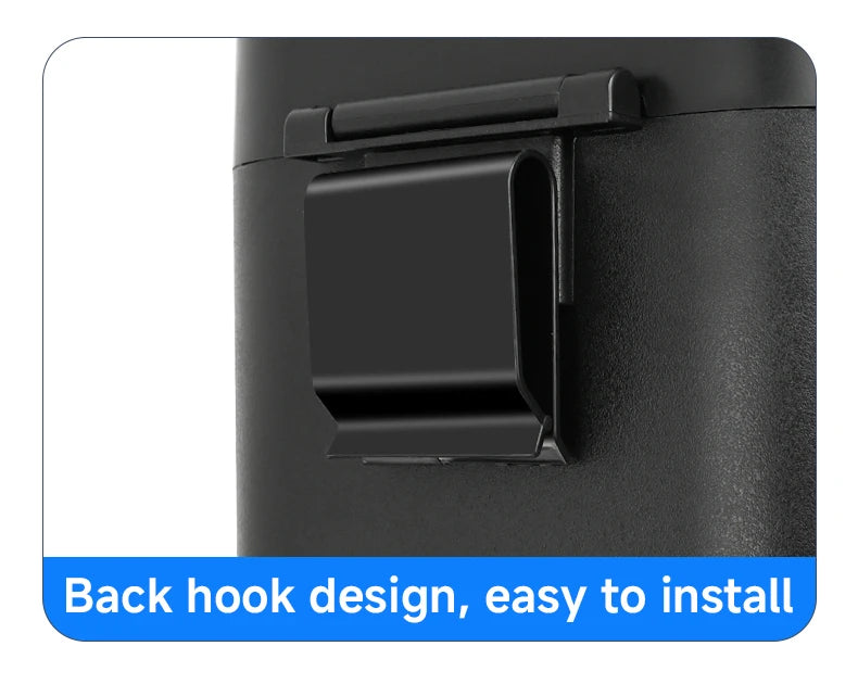 Car Trash Bin – Hanging Clamshell Garbage Can