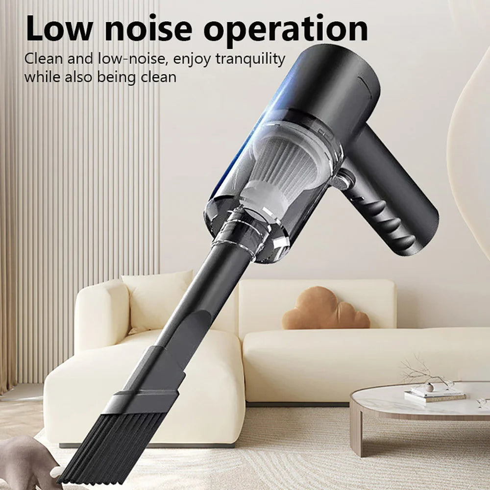 Car Vacuum Cleaner Portable Small Vacuum Cleaner For Multi Purpose Vehicle Small Household Pump Handheld Car Vacuum Cleaner 3In1
